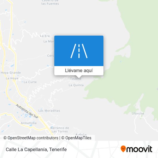 Mapa Calle La Capellanía