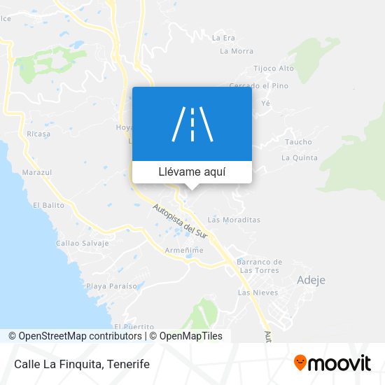 Mapa Calle La Finquita