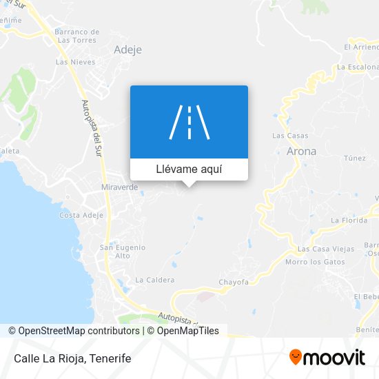 Mapa Calle La Rioja