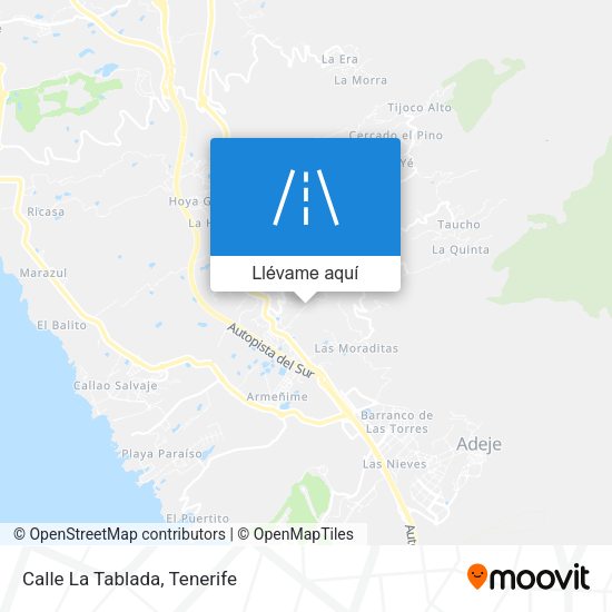 Mapa Calle La Tablada