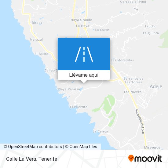 Mapa Calle La Vera
