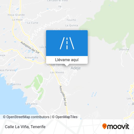 Mapa Calle La Viña