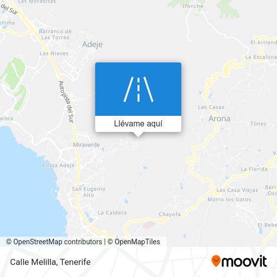 Mapa Calle Melilla