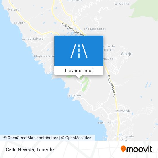 Mapa Calle Neveda
