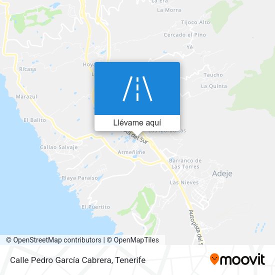 Mapa Calle Pedro García Cabrera