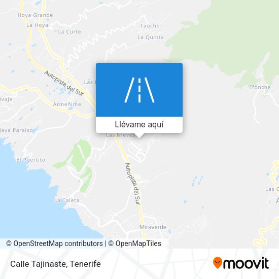 Mapa Calle Tajinaste