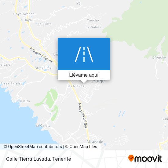 Mapa Calle Tierra Lavada