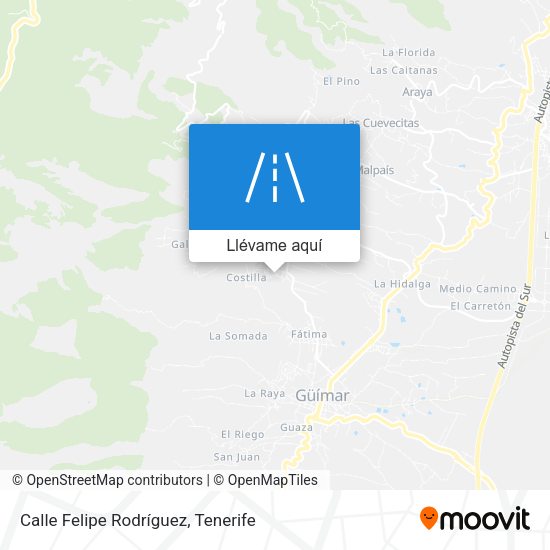 Mapa Calle Felipe Rodríguez