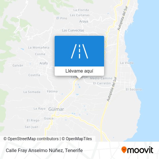 Mapa Calle Fray Anselmo Núñez