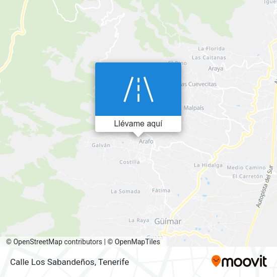 Mapa Calle Los Sabandeños