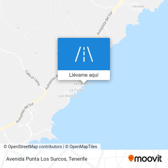 Mapa Avenida Punta Los Surcos