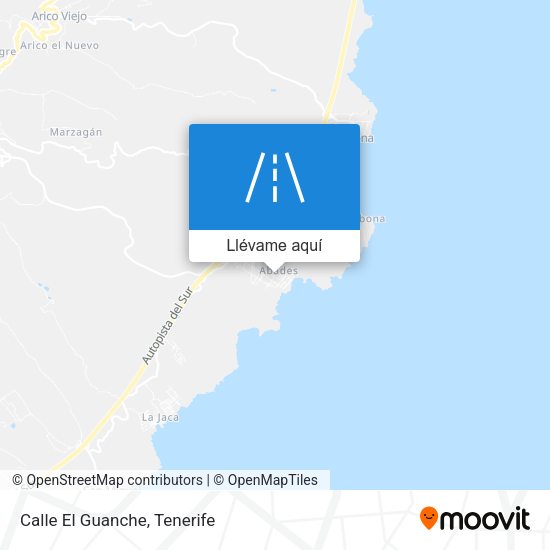 Mapa Calle El Guanche