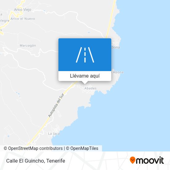 Mapa Calle El Guincho