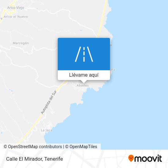 Mapa Calle El Mirador