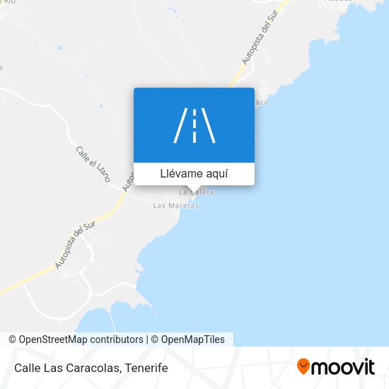 Mapa Calle Las Caracolas