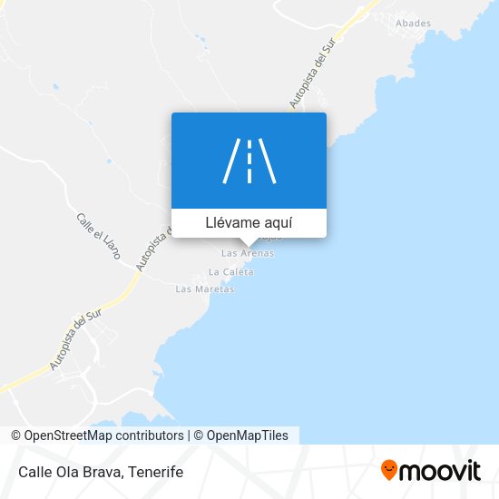 Mapa Calle Ola Brava