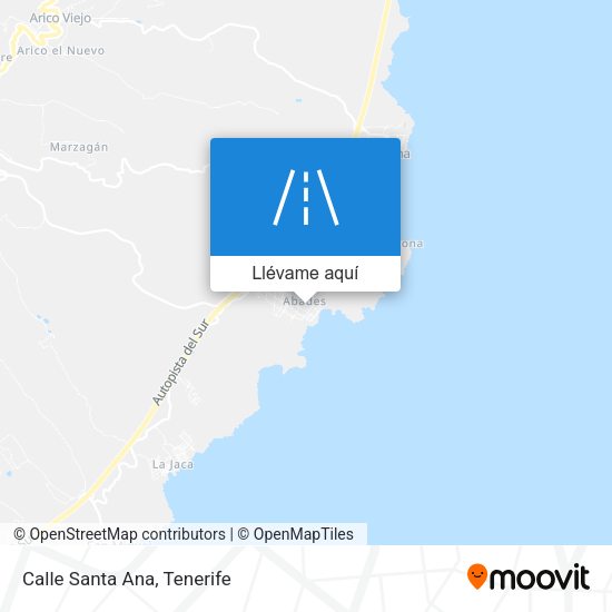 Mapa Calle Santa Ana