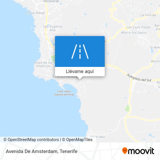 Mapa Avenida De Amsterdam