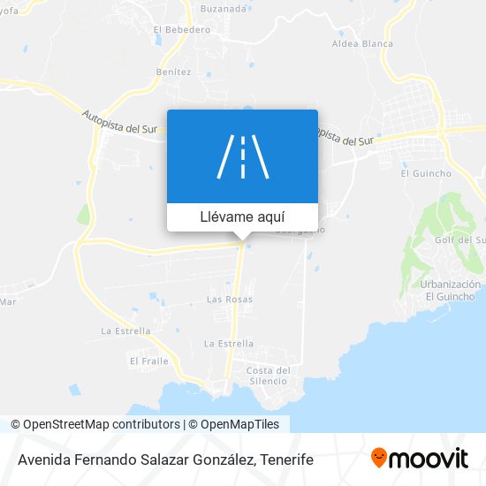 Mapa Avenida Fernando Salazar González