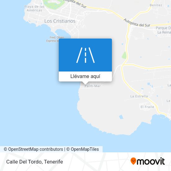 Mapa Calle Del Tordo