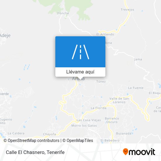 Mapa Calle El Chasnero