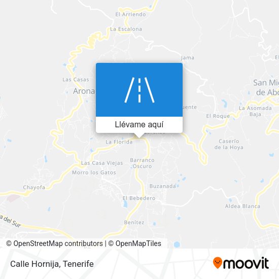 Mapa Calle Hornija