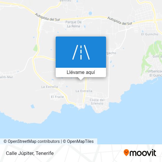 Mapa Calle Júpiter