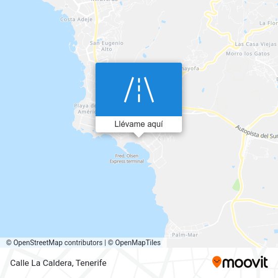 Mapa Calle La Caldera