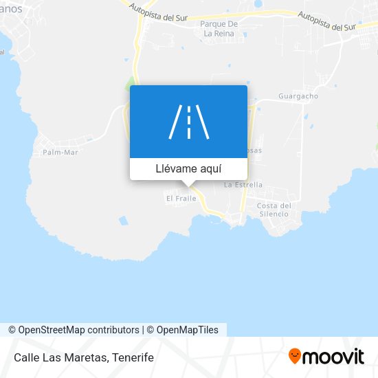 Mapa Calle Las Maretas