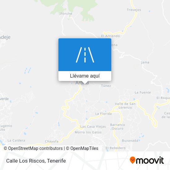 Mapa Calle Los Riscos