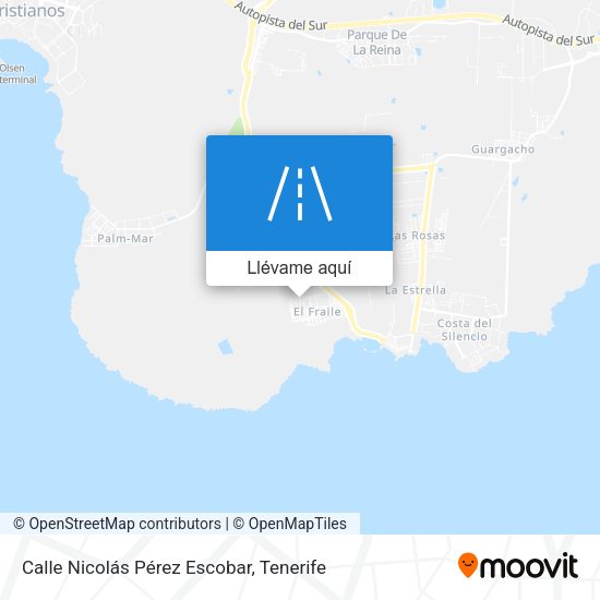 Mapa Calle Nicolás Pérez Escobar