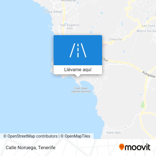 Mapa Calle Noruega