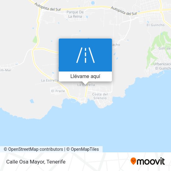 Mapa Calle Osa Mayor