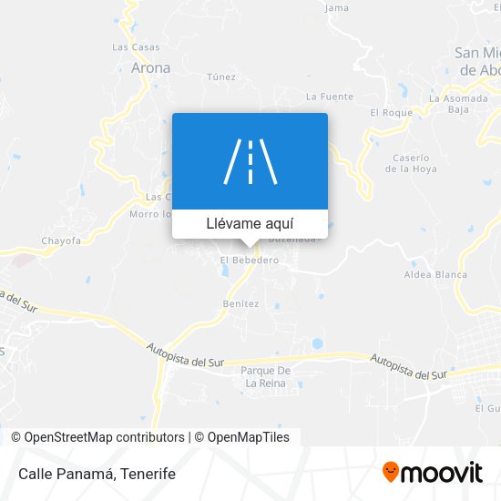 Mapa Calle Panamá