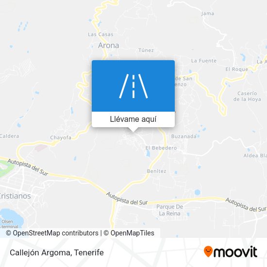 Mapa Callejón Argoma