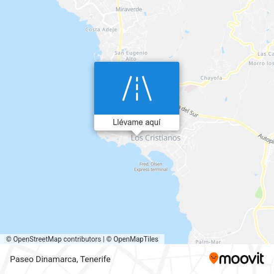 Mapa Paseo Dinamarca