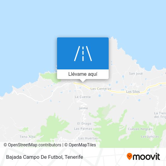 Mapa Bajada Campo De Futbol