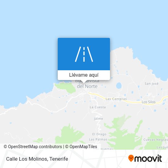 Mapa Calle Los Molinos
