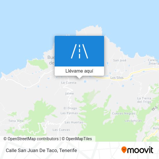 Mapa Calle San Juan De Taco