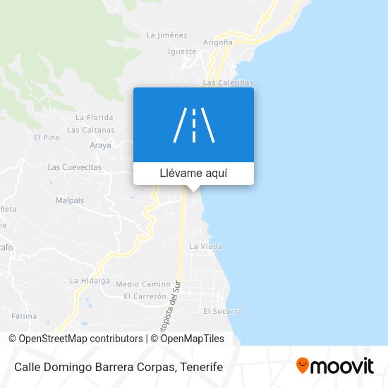 Mapa Calle Domingo Barrera Corpas