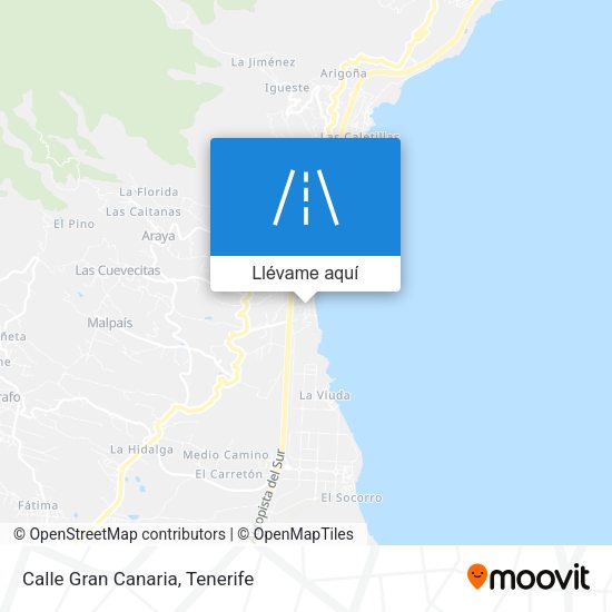 Mapa Calle Gran Canaria