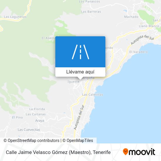 Mapa Calle Jaime Velasco Gómez (Maestro)