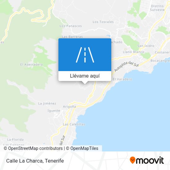 Mapa Calle La Charca