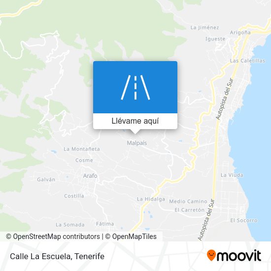 Mapa Calle La Escuela