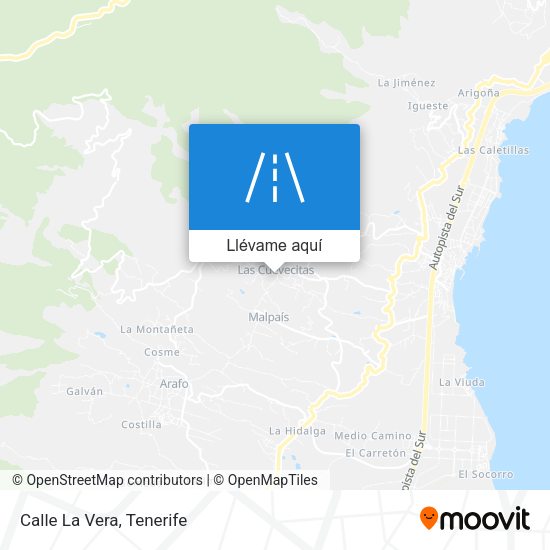 Mapa Calle La Vera