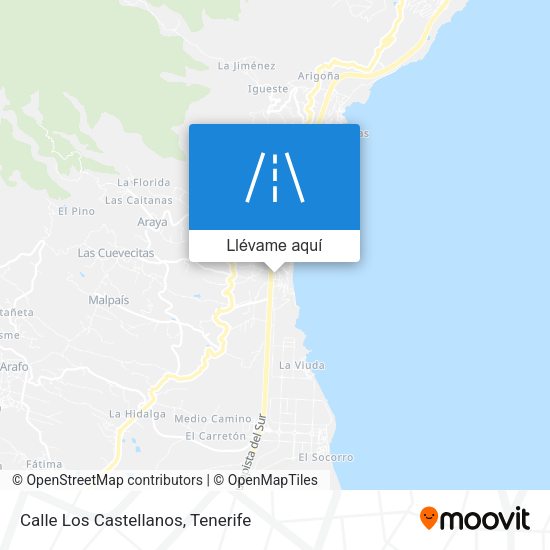 Mapa Calle Los Castellanos
