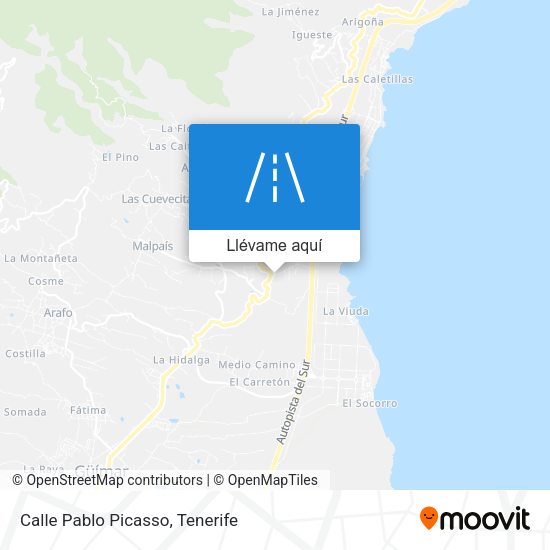 Mapa Calle Pablo Picasso