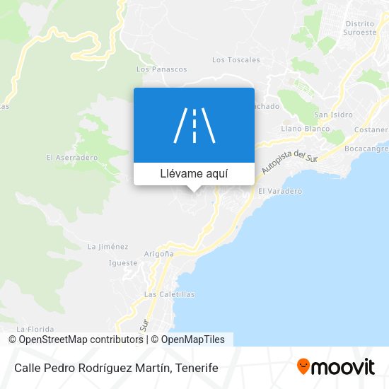 Mapa Calle Pedro Rodríguez Martín