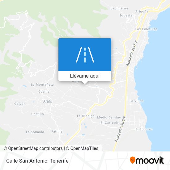 Mapa Calle San Antonio
