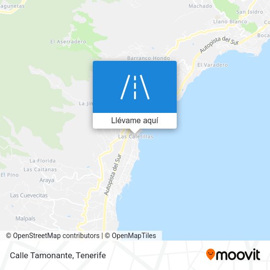 Mapa Calle Tamonante